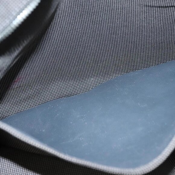 HERMES Her Line MM Hand Bag Canvas Gray Auth 129004 - Picture 11 of 16